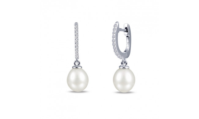 Lafonn Cultured Freshwater Pearl Earrings - E0236PLP00