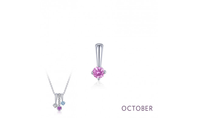 Lafonn October Birthstone Love Pendant - BP005TMP00