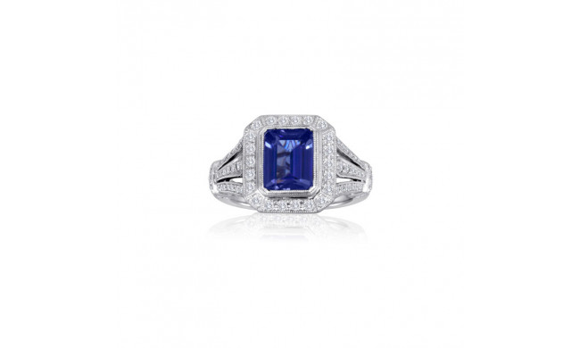 Roman & Jules 14k White Gold Sapphire Ring - 1116-3