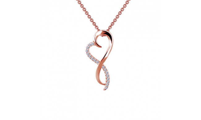 Lafonn Infinity Heart Pendant Necklace - P0151CLR18