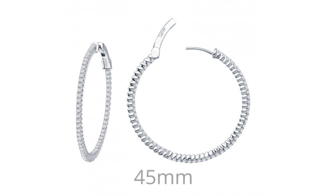 Lafonn 2.37 CTW Hoop Earrings - E3007CLP00