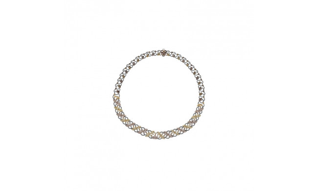 Roman & Jules Three Tone 14k Gold Necklace - KN3172WRY