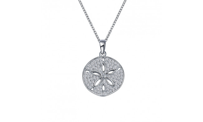 Lafonn 0.99 CTW Sand Dollar Necklace - N0164CLP20