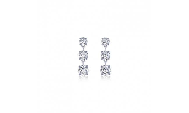 Lafonn Platinum Drop Earrings - E0546CLP00