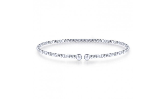 Gabriel & Co. 14k White Gold Bujukan Bangle Bracelet - BG4107-65W4JJJ