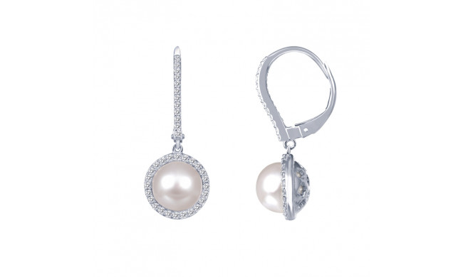 Lafonn Cultured Freshwater Pearl Earrings - E0190CLP00