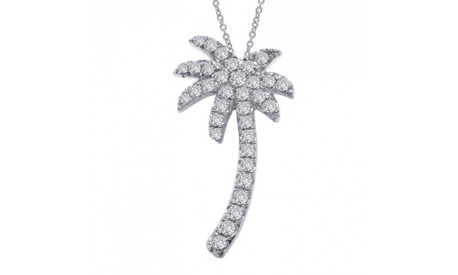 Lafonn Palm Tree Pendant Necklace - P2002CLP18