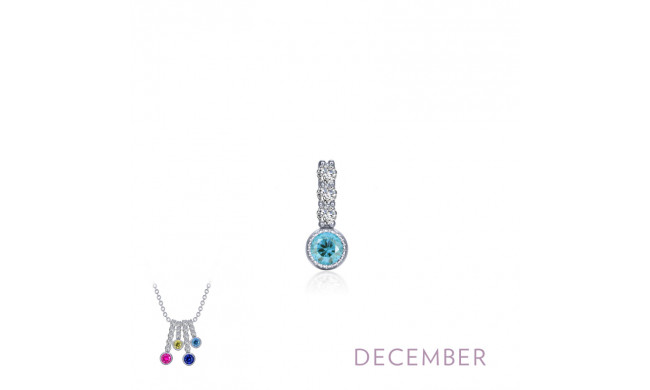 Lafonn December Birthstone Love Pendant - BP002BTP00