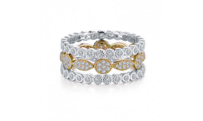 Lafonn 3-Piece Eternity Ring Set - R0347CLT05