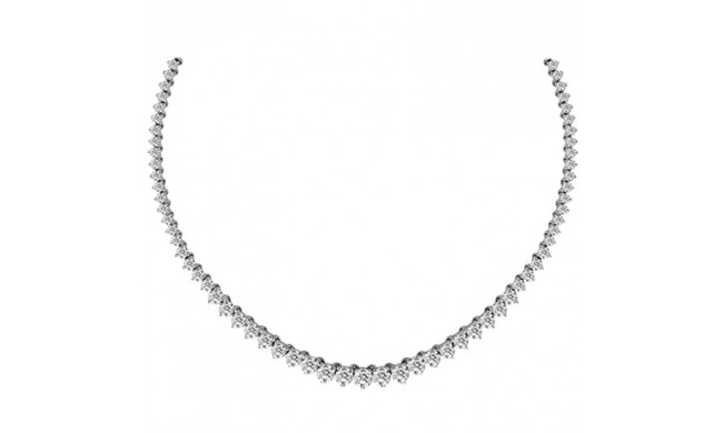 Louis Creations 14k White Gold Diamond Necklace - NRL1141K-10