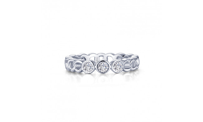 Lafonn Platinum Stackable Eternity Wedding Band - R0471CLP06