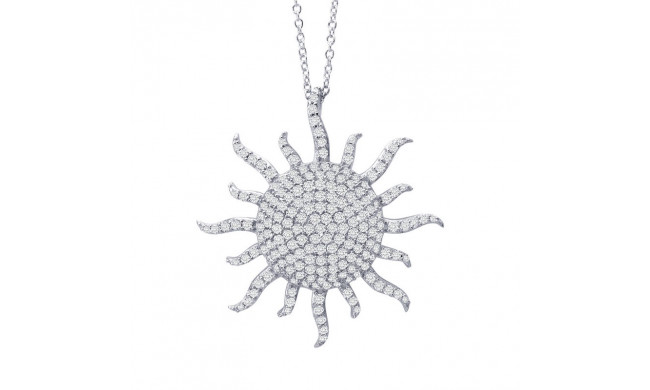 Lafonn Sunburst Pendant Necklace - P3001CLP18