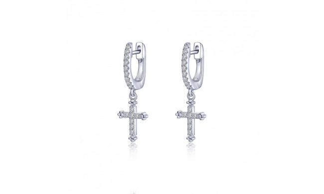 Lafonn 0.32 CTW Cross Earrings - E0469CLP00