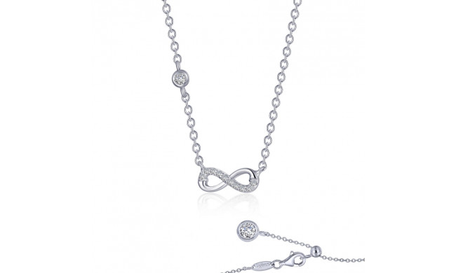 Lafonn 0.36 CTW Infinity Necklace - N0226CLP18