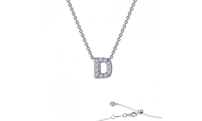 Lafonn Letter D Pendant Necklace - 9N084CLP20