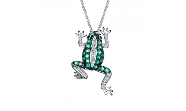 Lafonn Whimsical Frog Necklace - N0157CET22