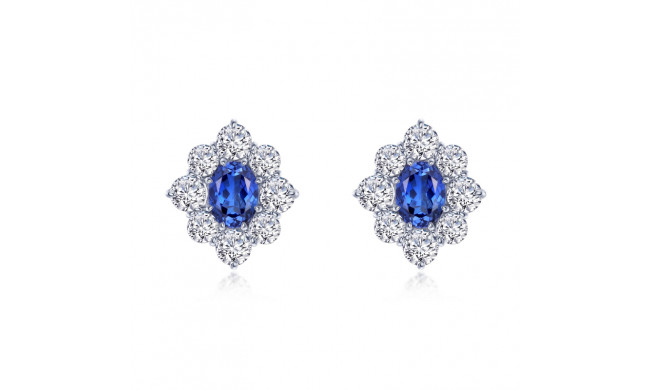 Lafonn Platinum Regal Stud Earrings - 8E036CTP00