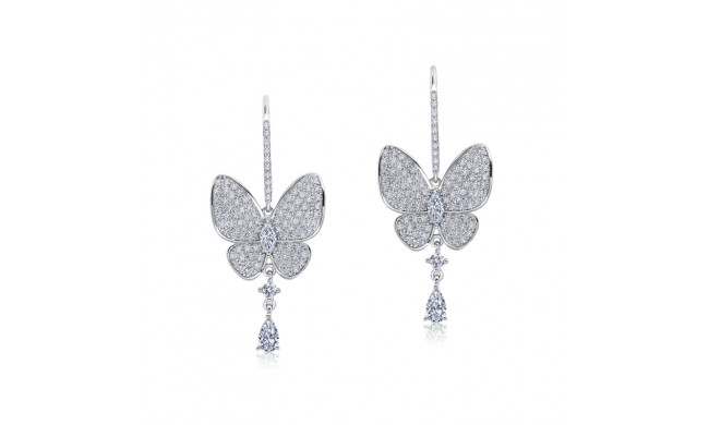 Lafonn Butterfly Drop Earrings - 7E014CLP00