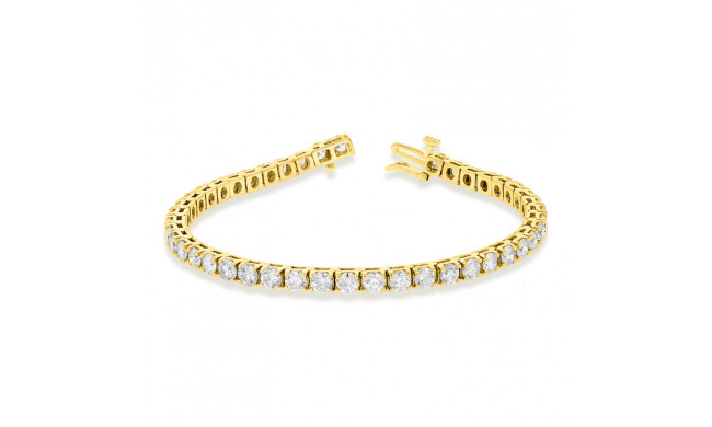 Louis Creations 14k Gold Diamond Bracelet - BB47K-YG