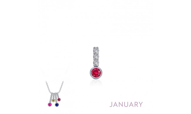 Lafonn January Birthstone Love Pendant - BP002GNP00