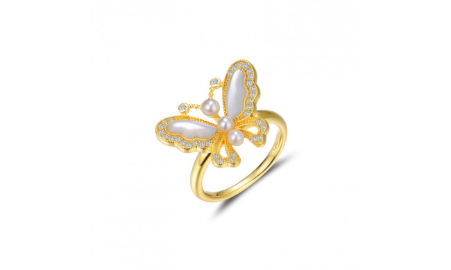 Lafonn Gold Mother-of-Pearl Ring - R0487PLG05