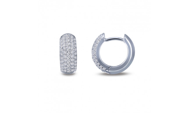 Lafonn 5-Row Huggie Hoop Earrings - E0200CLP00