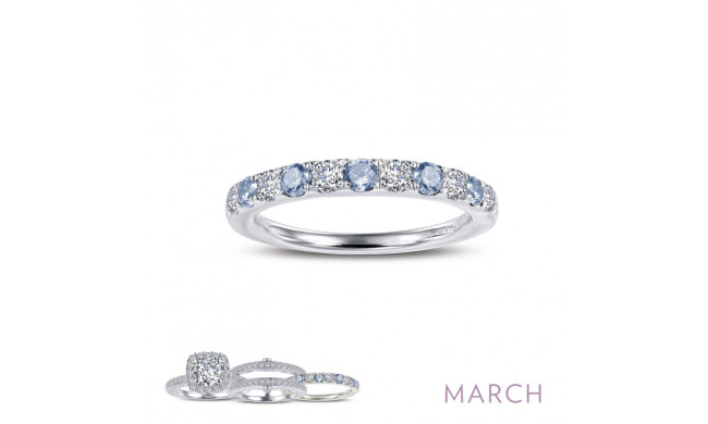 Lafonn March Birthstone Ring - BR004AQP05
