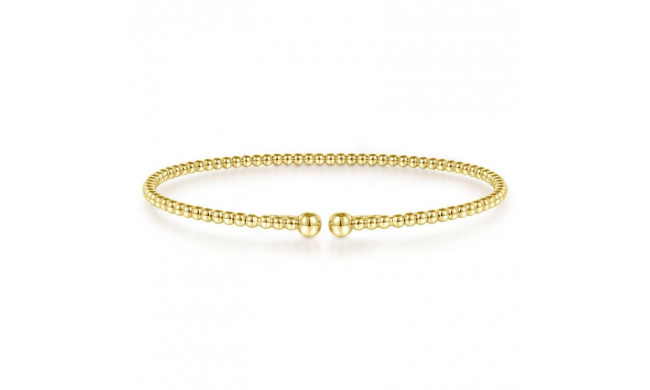 Gabriel & Co. 14k Yellow Gold Bujukan Bangle Bracelet - BG4107-65Y4JJJ