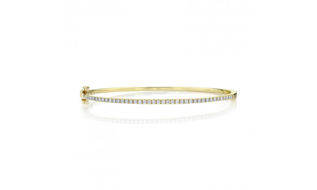 Shy Creation 14k Yellow Gold Bangle Bracelet - SC55004037ZS