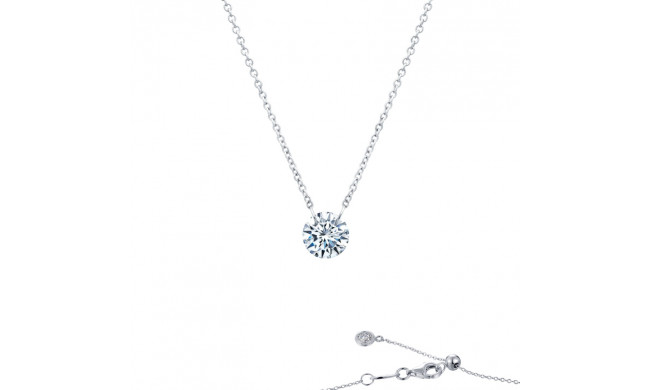 Lafonn Frameless Solitaire Necklace - N0090CLP18