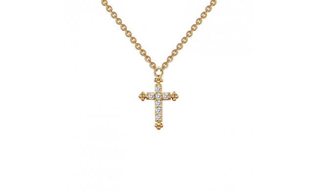Lafonn 0.07 CTW Cross Necklace - 9N023CLG18