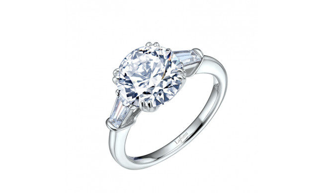 Lafonn Classic Three-Stone Engagement Ring - R0183CLP05