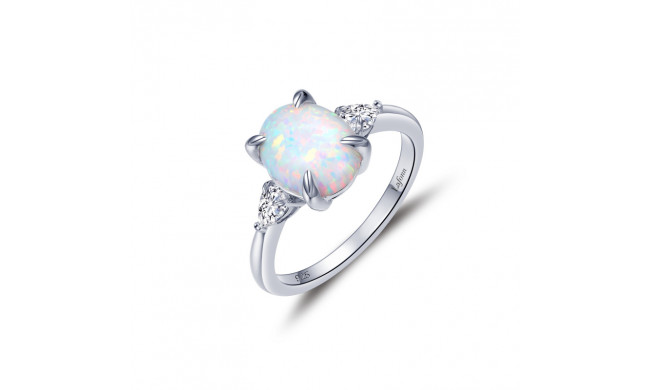 Lafonn Platinum Three-Stone Engagement Ring - R0476OPP07