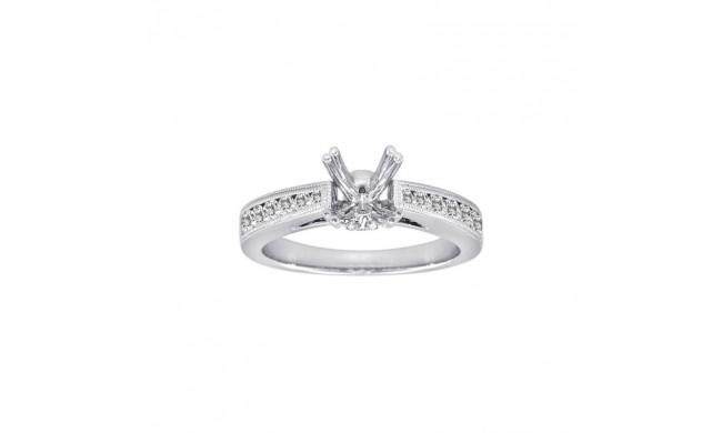 Roman & Jules 14k White Gold Straight Engagement Ring - KR1685W