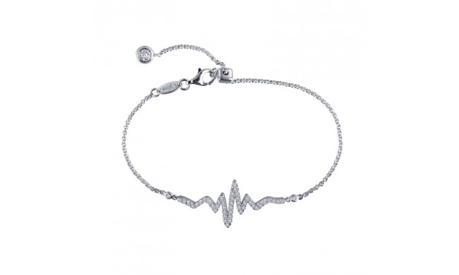 Lafonn Pave Heartbeat Bracelet - B0055CLP75
