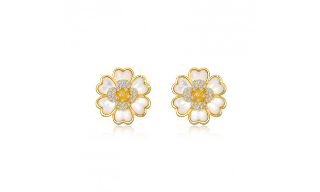 Lafonn Gold Mother-of-Pearl Earrings - E0522PLG00