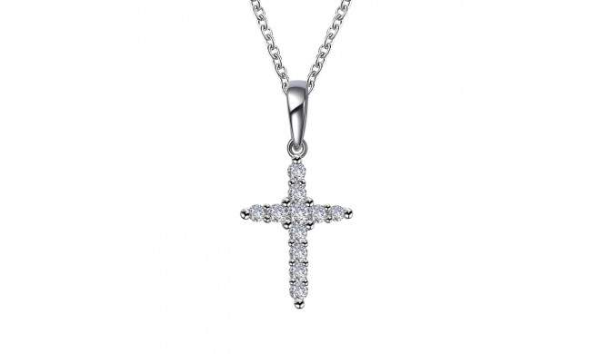 Lafonn 0.33 CTW Cross Pendant Necklace - P0244CLP20