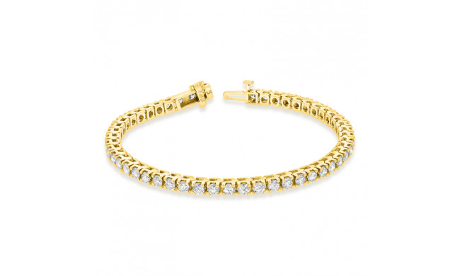 Louis Creations 14k Gold Diamond Bracelet - BB45K-YG