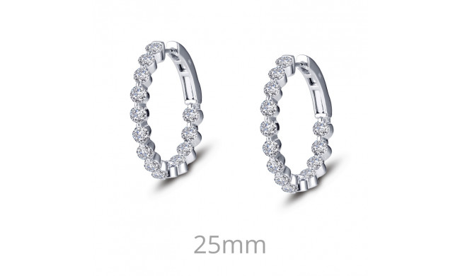 Lafonn 3.08 CTW Hoop Earrings - E0410CLP00