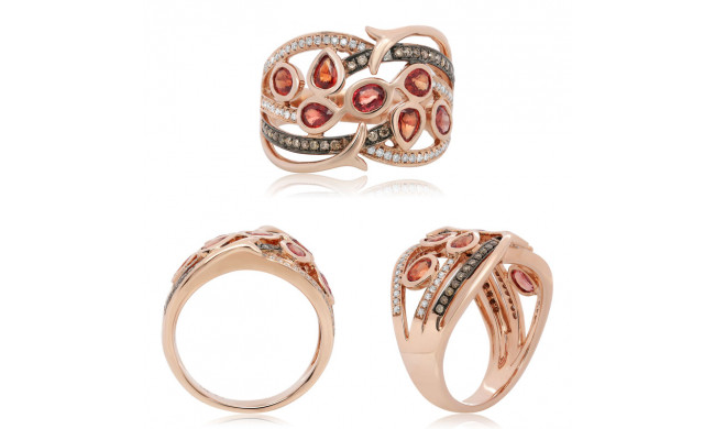 Roman & Jules 14k Rose Gold Sapphire Ring - GR2487-1