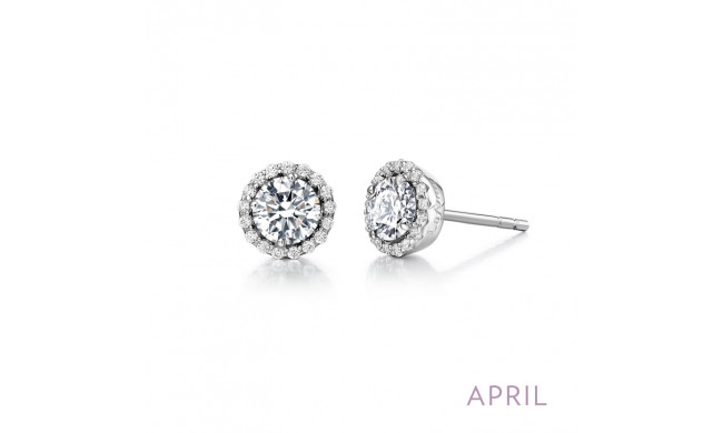 Lafonn April Birthstone Earrings - BE001DAP00