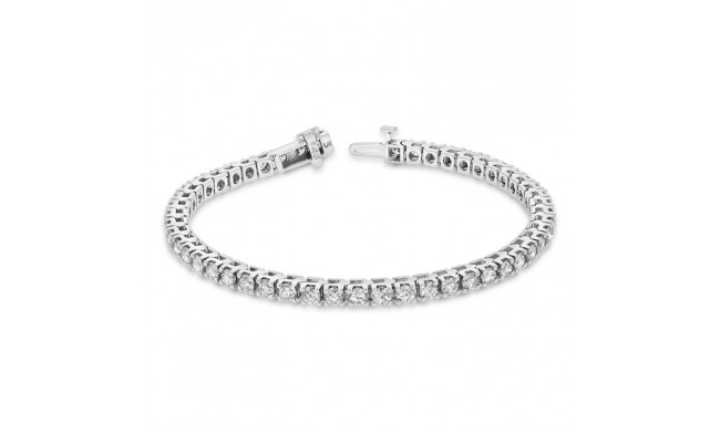 Louis Creations 14k White Gold Diamond Bracelet - BB45K