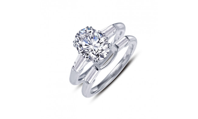 Lafonn Oval Wedding Set - R0329CLP05