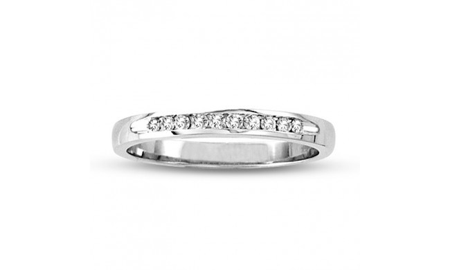 Louis Creations 14k White Gold Anniversary Wedding Band - RL656-010