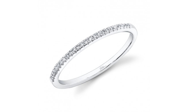 Shy Creation 14k White Gold Diamond Womens Band - SC55002542