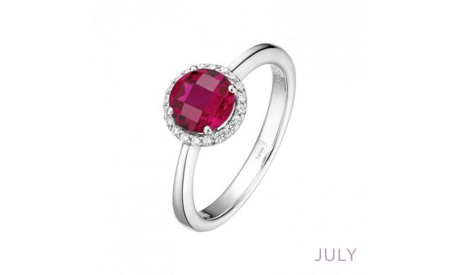 Lafonn July Birthstone Ring - BR001RBP05