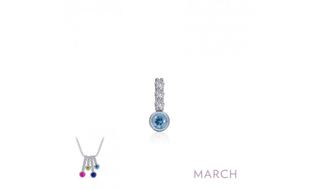 Lafonn March Birthstone Love Pendant - BP002AQP00