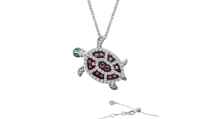 Lafonn Whimsical Sea Turtle Necklace - N0156CCT22