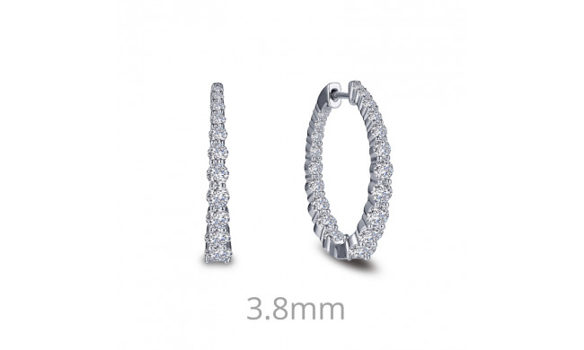 Lafonn 2.62 CTW Hoop Earrings - E0433CLP00