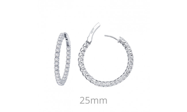 Lafonn 2.7 CTW Hoop Earrings - E3019CLP00